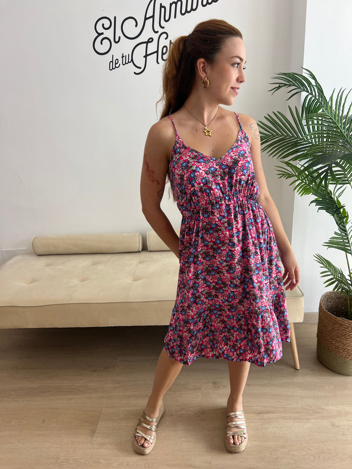 Vestido Anita fucsia