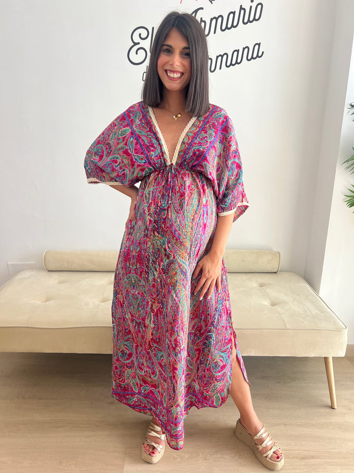 Vestido Selena fucsia