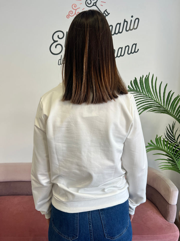 Sudadera Vo blanco