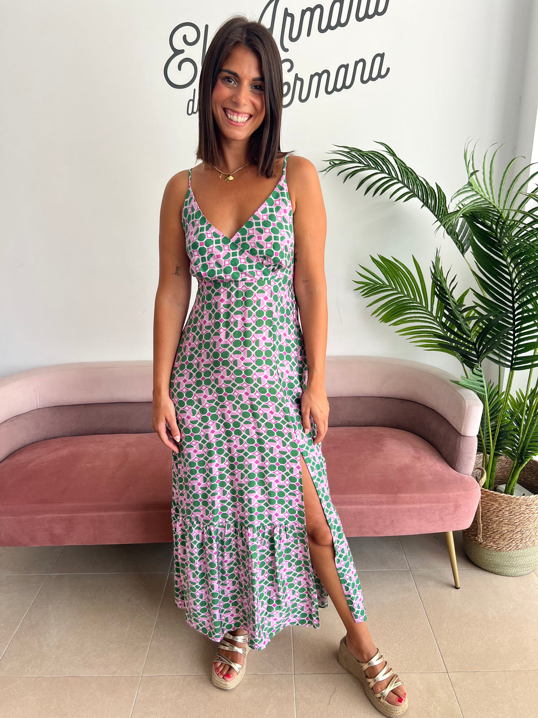 Vestido Ángela verde