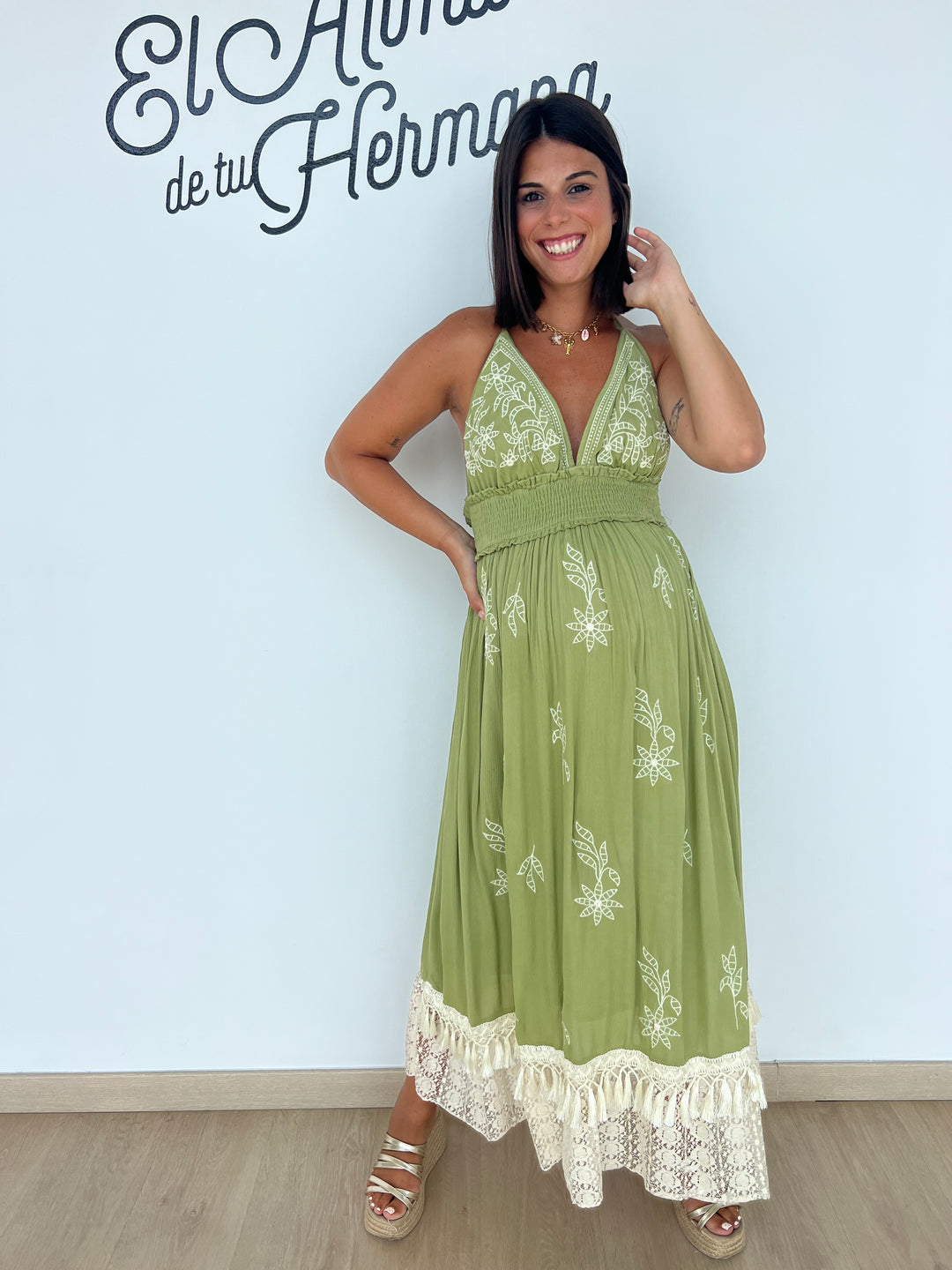 Vestido Manilva verde