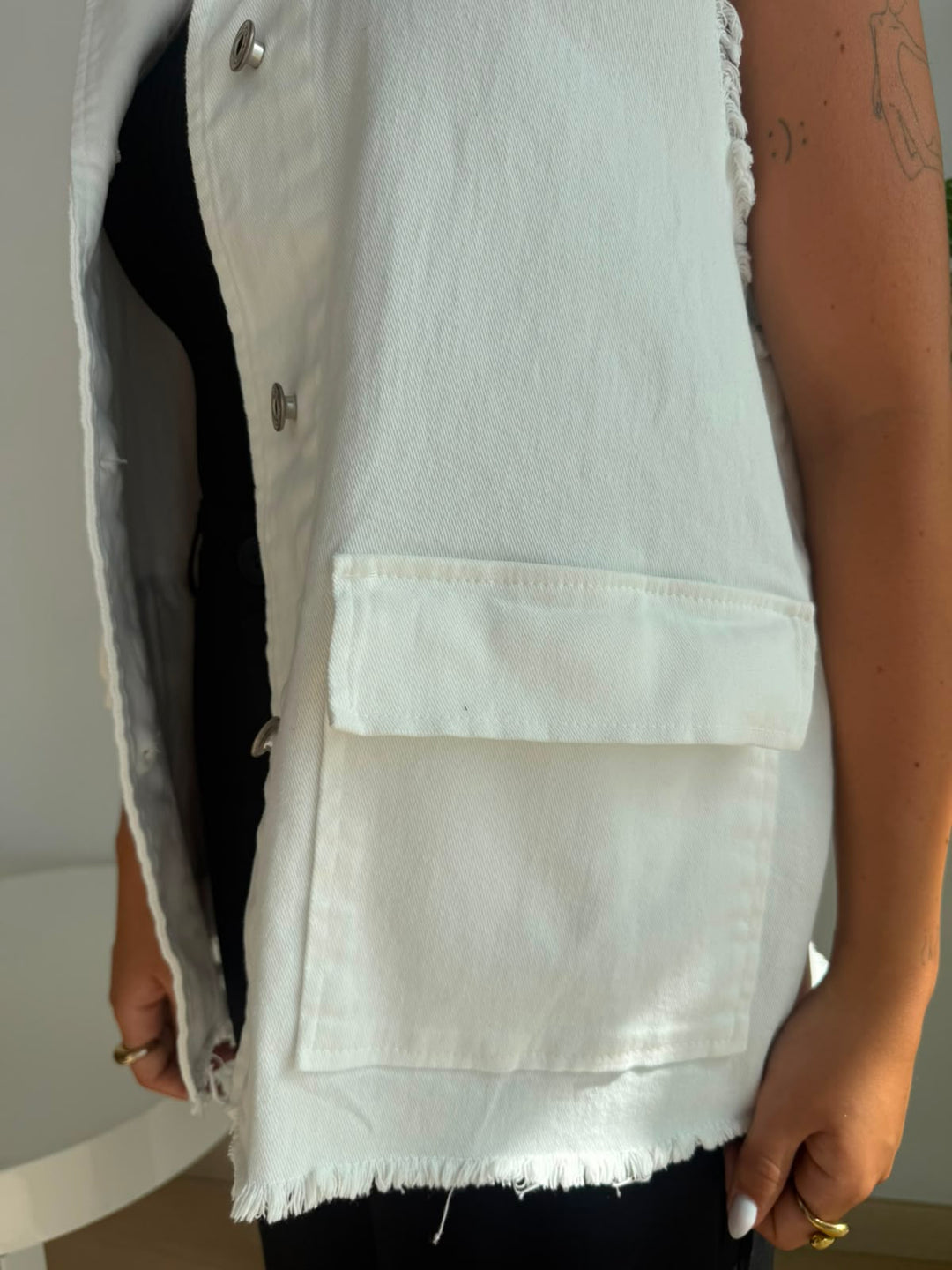 Chaleco Estela denim