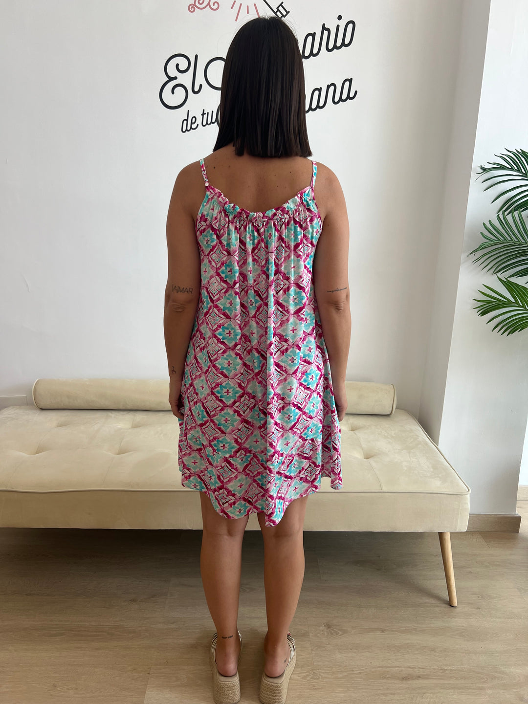 Vestido Julieta fucsia
