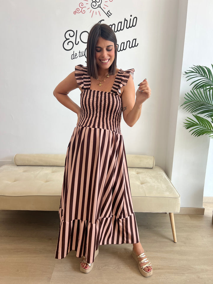 Vestido Marau marrón