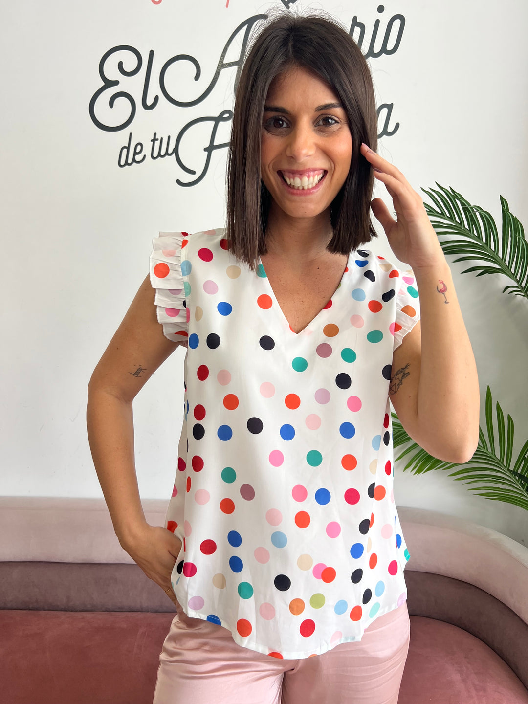 Blusa Lunares