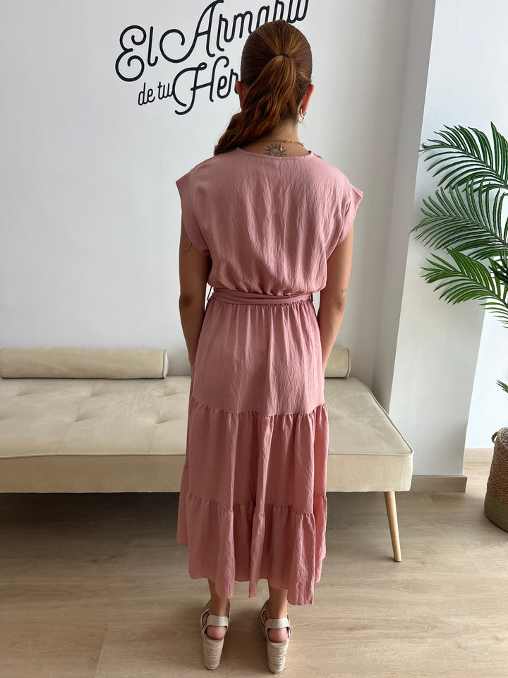 Vestido Mauro rosa
