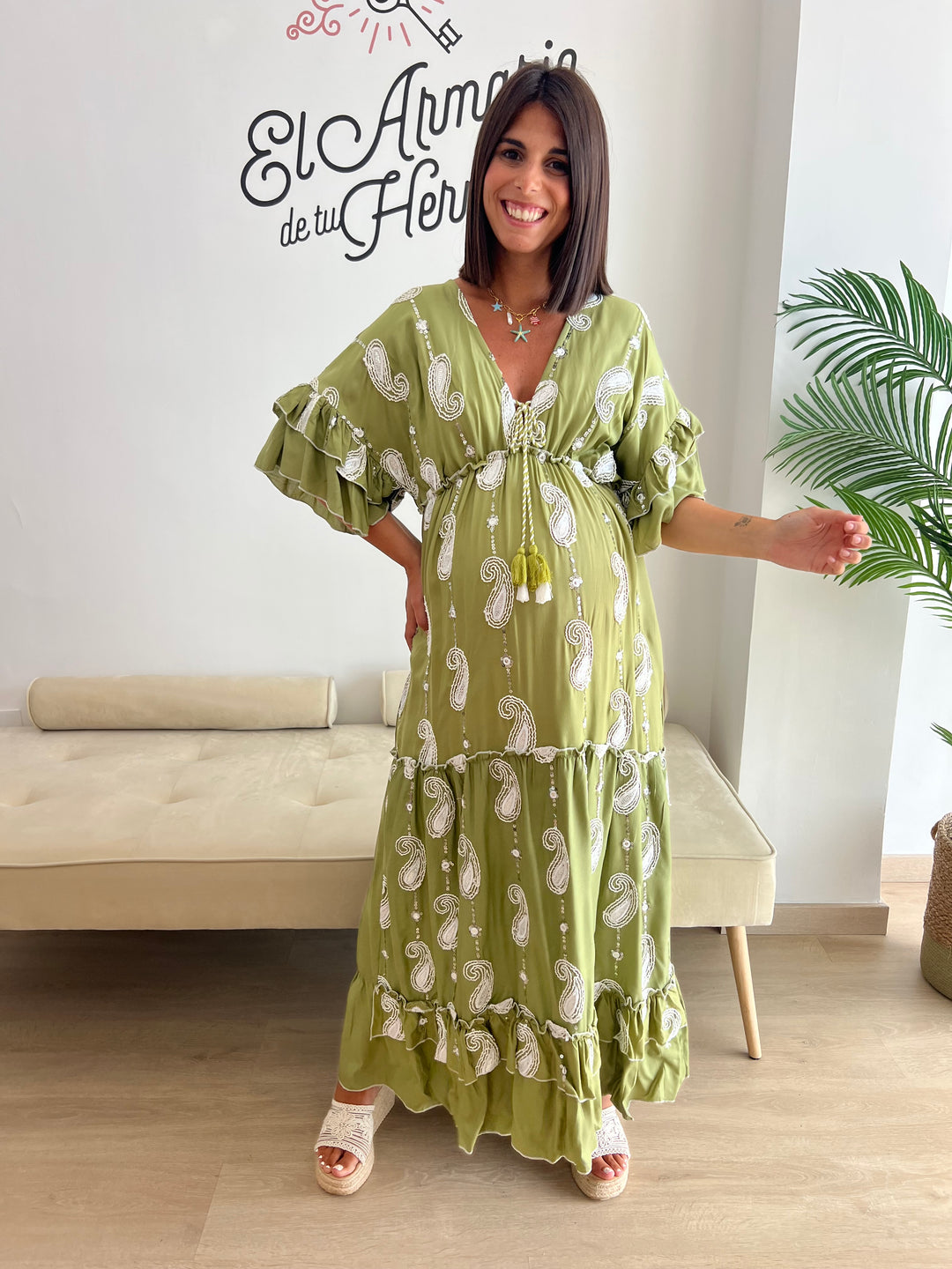 Vestido Malú verde