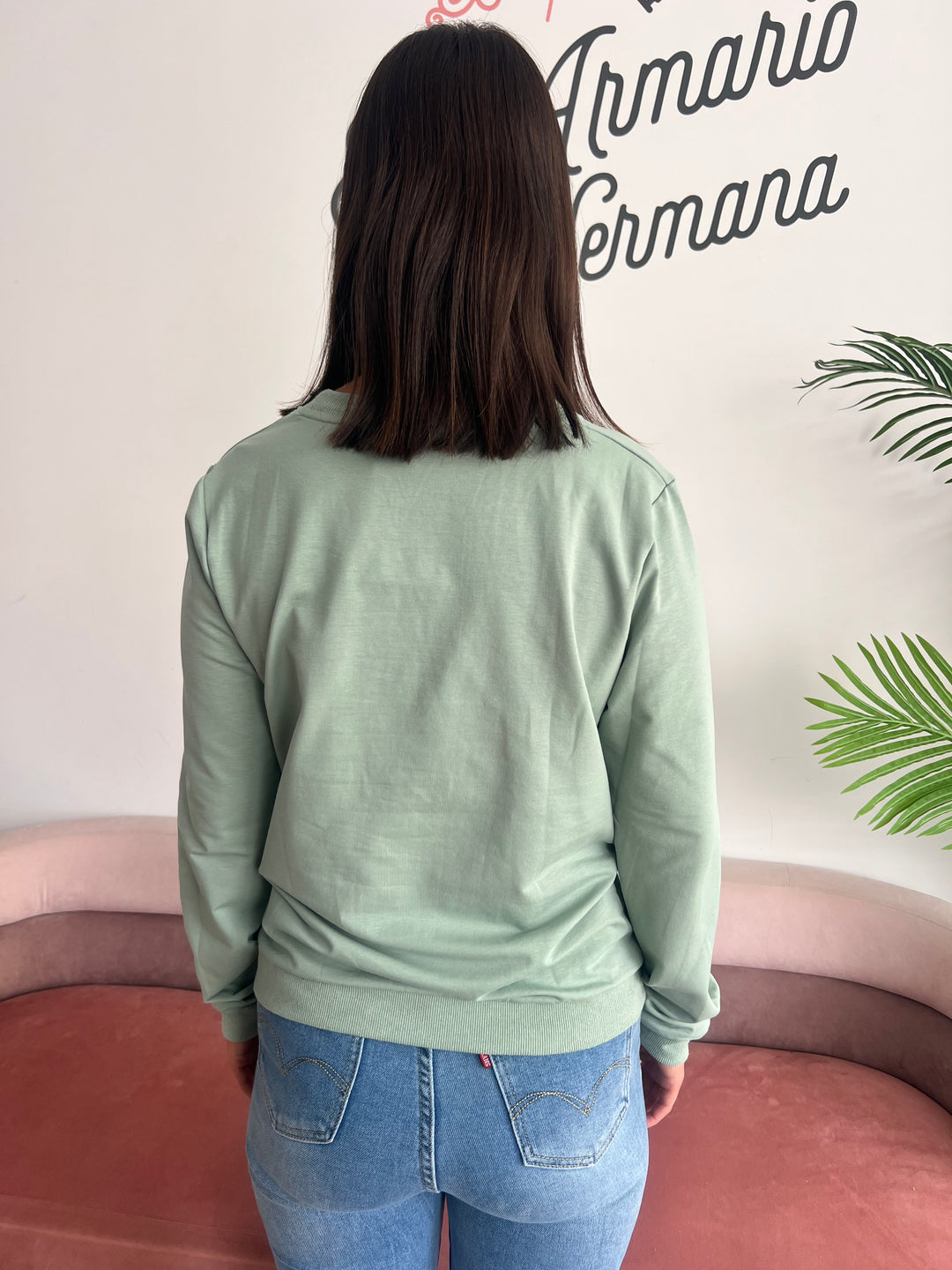 Sudadera Merci aguamarina