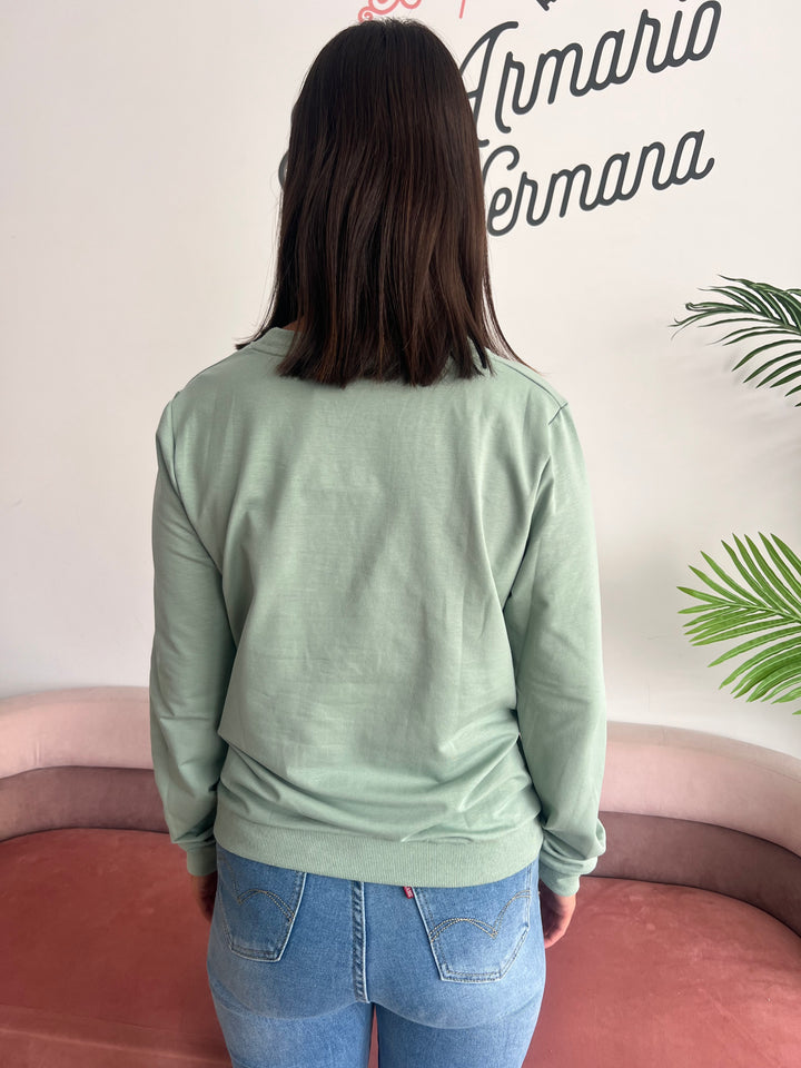 Sudadera Merci aguamarina