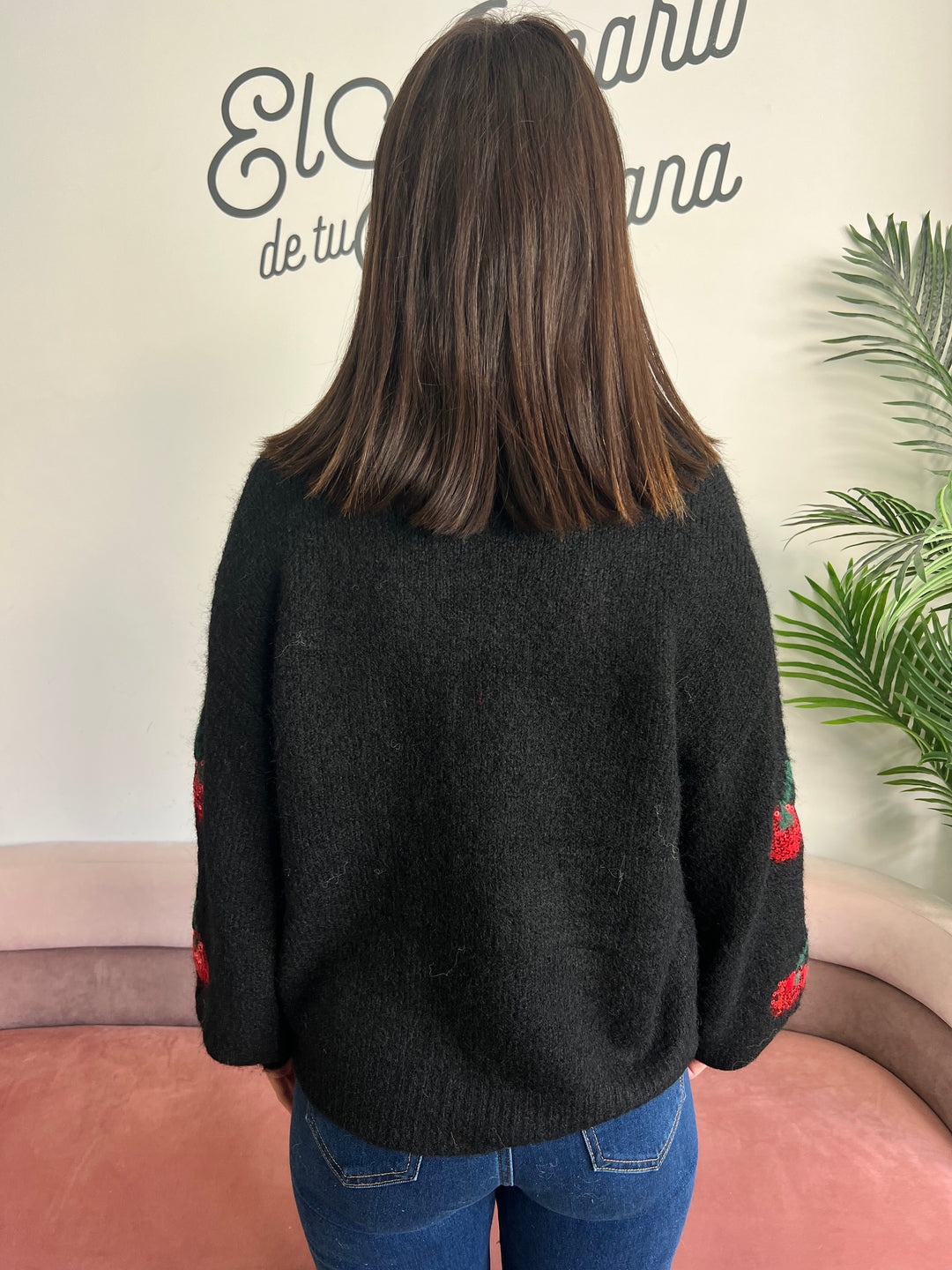 Chaqueta Cerezas negro