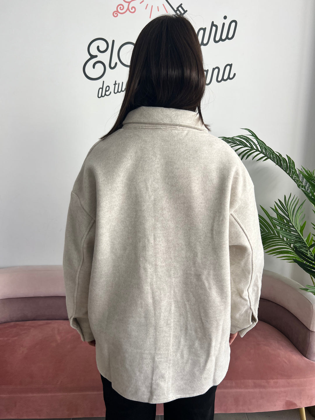 Chaqueta Bianca beige claro