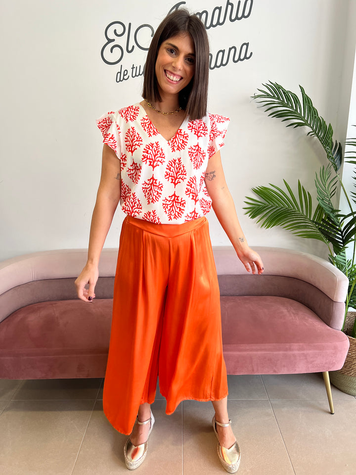 Pantalón Aroa naranja