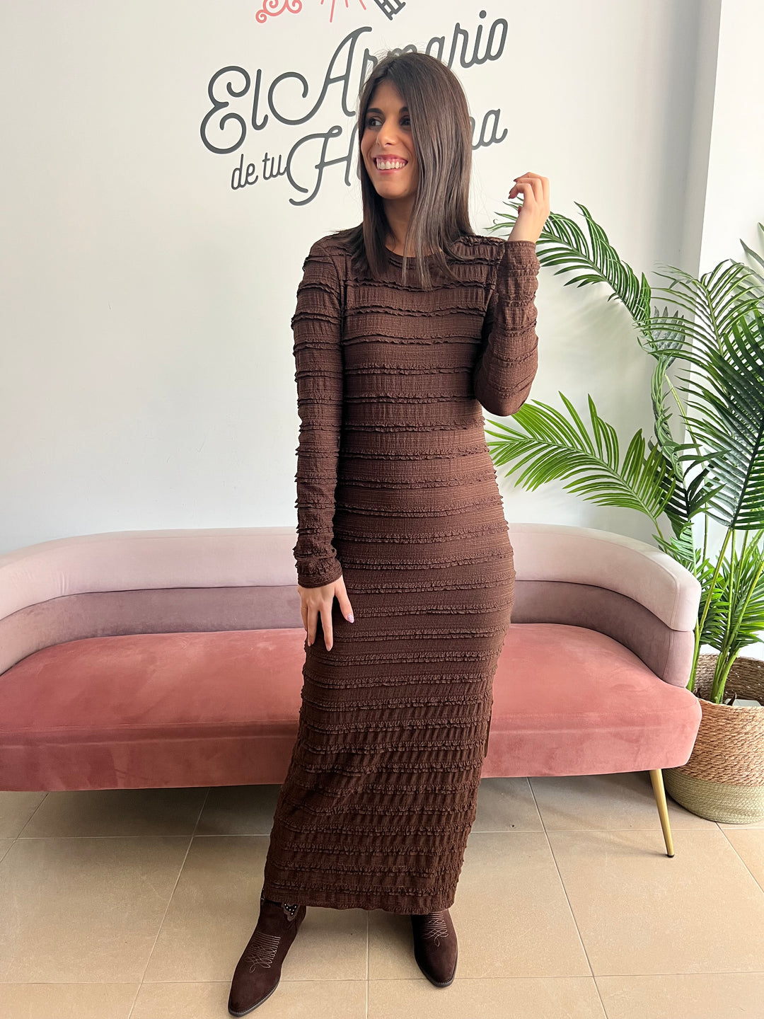 Vestido Margot marrón