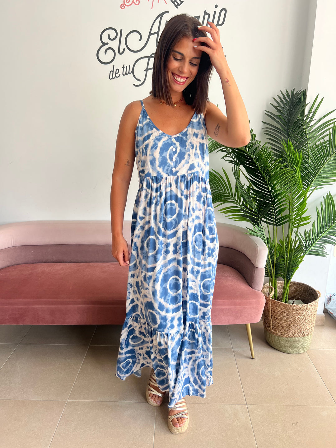 Vestido Judith azul