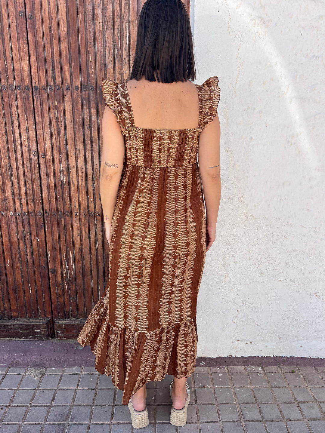 Vestido México marrón