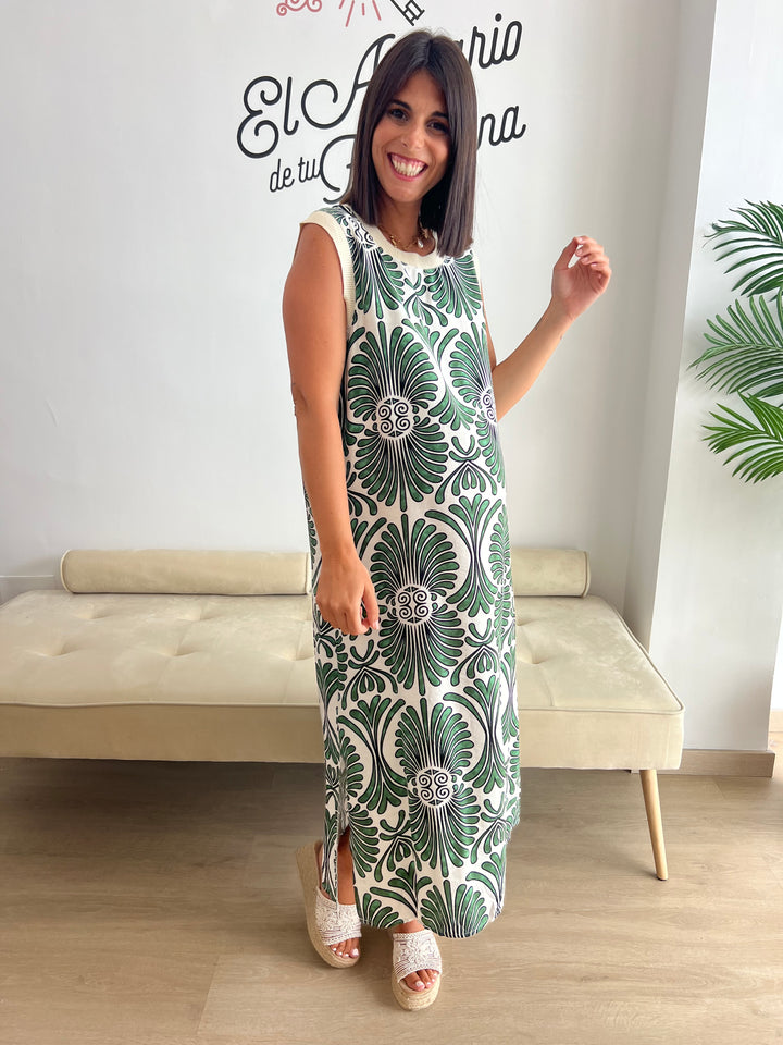 Vestido Conchi verde