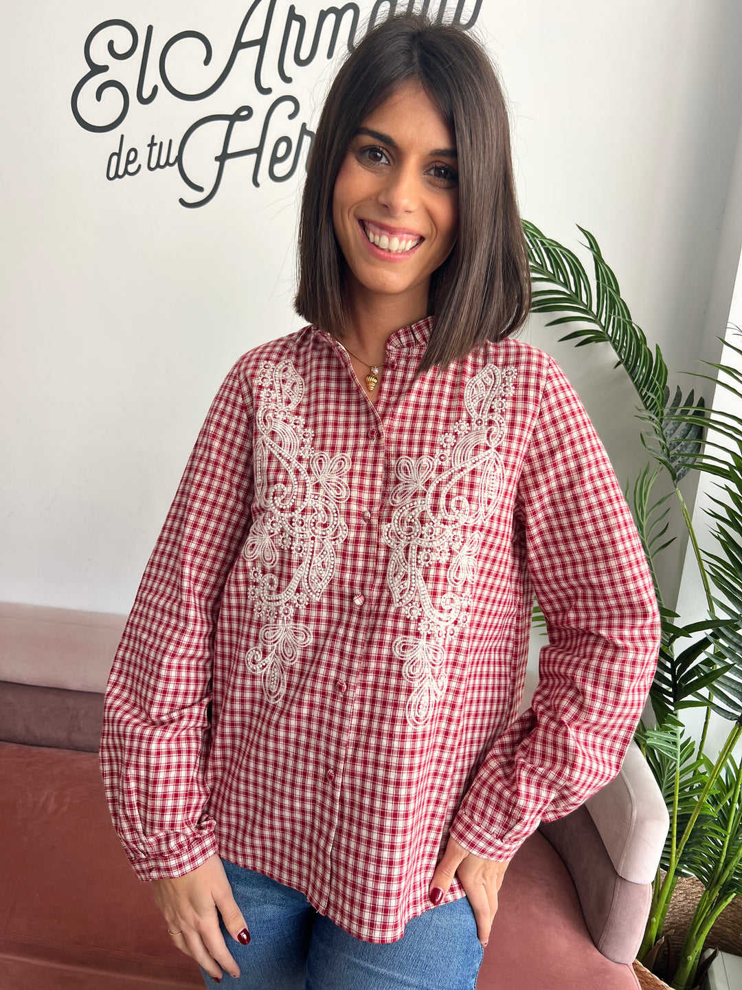 Camisa Ángela rojo