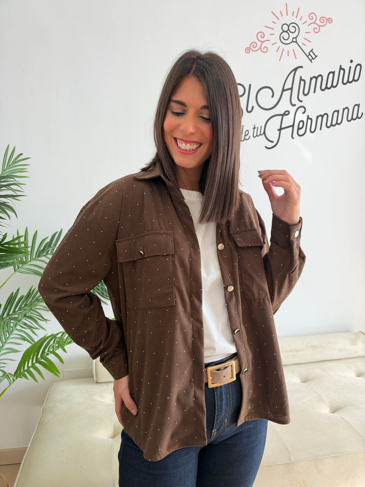 Sobrecamisa Florencia marrón
