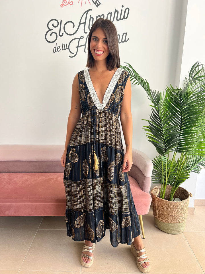 Vestido India negro