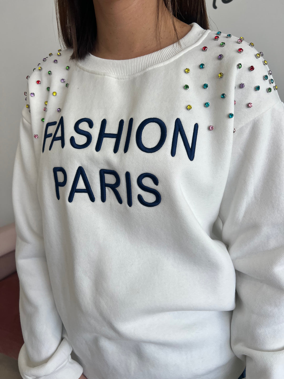 Sudadera París blanco