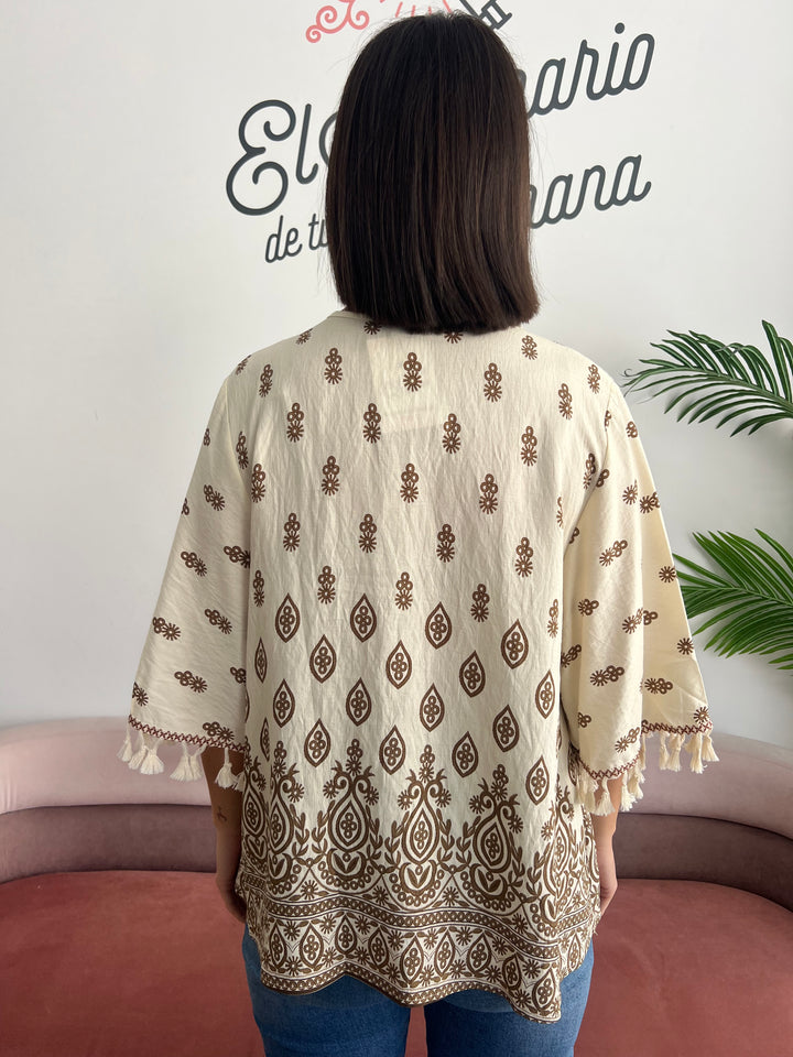 Blusa Sheila marrón