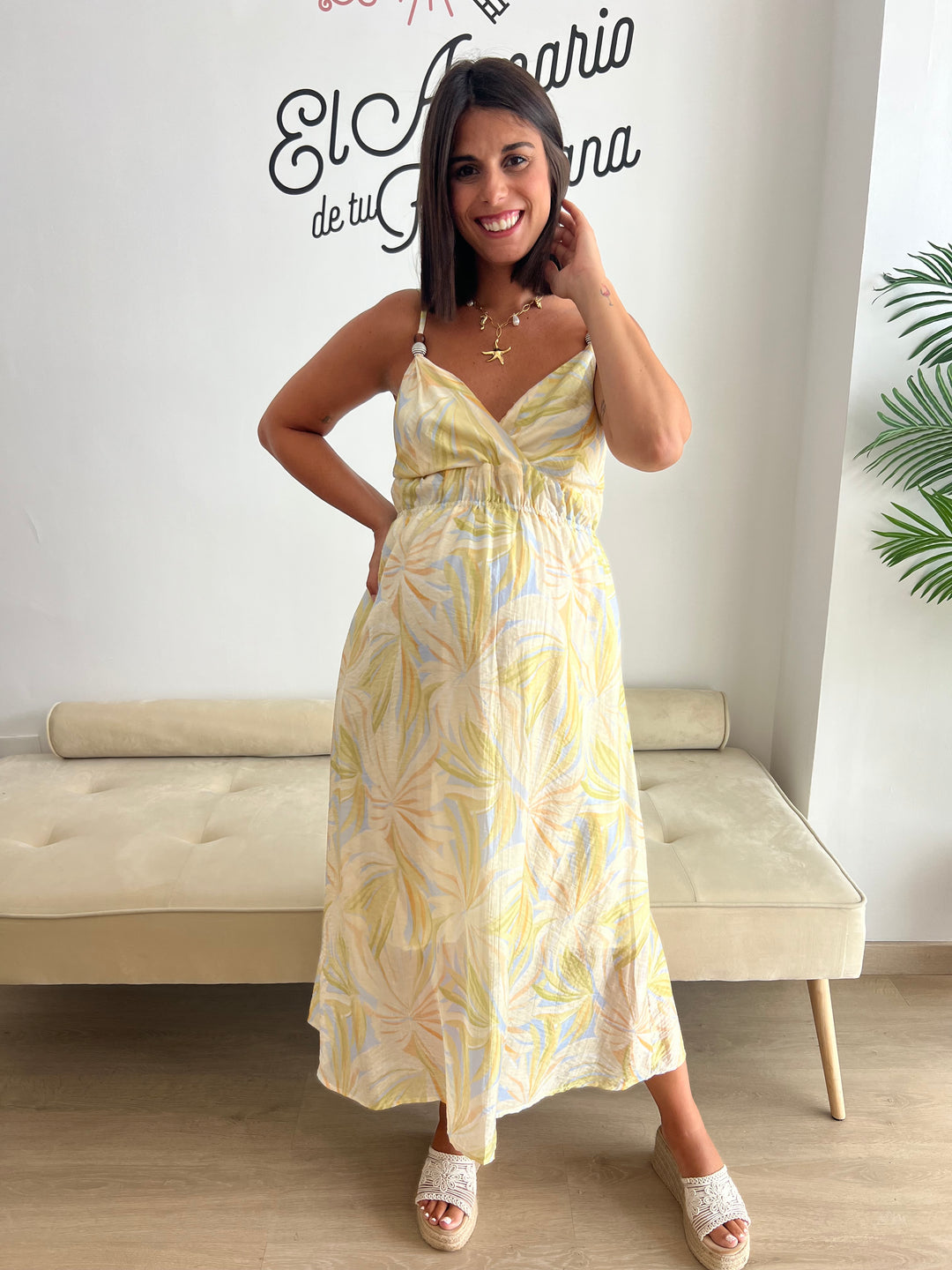 Vestido Tatiana amarillo