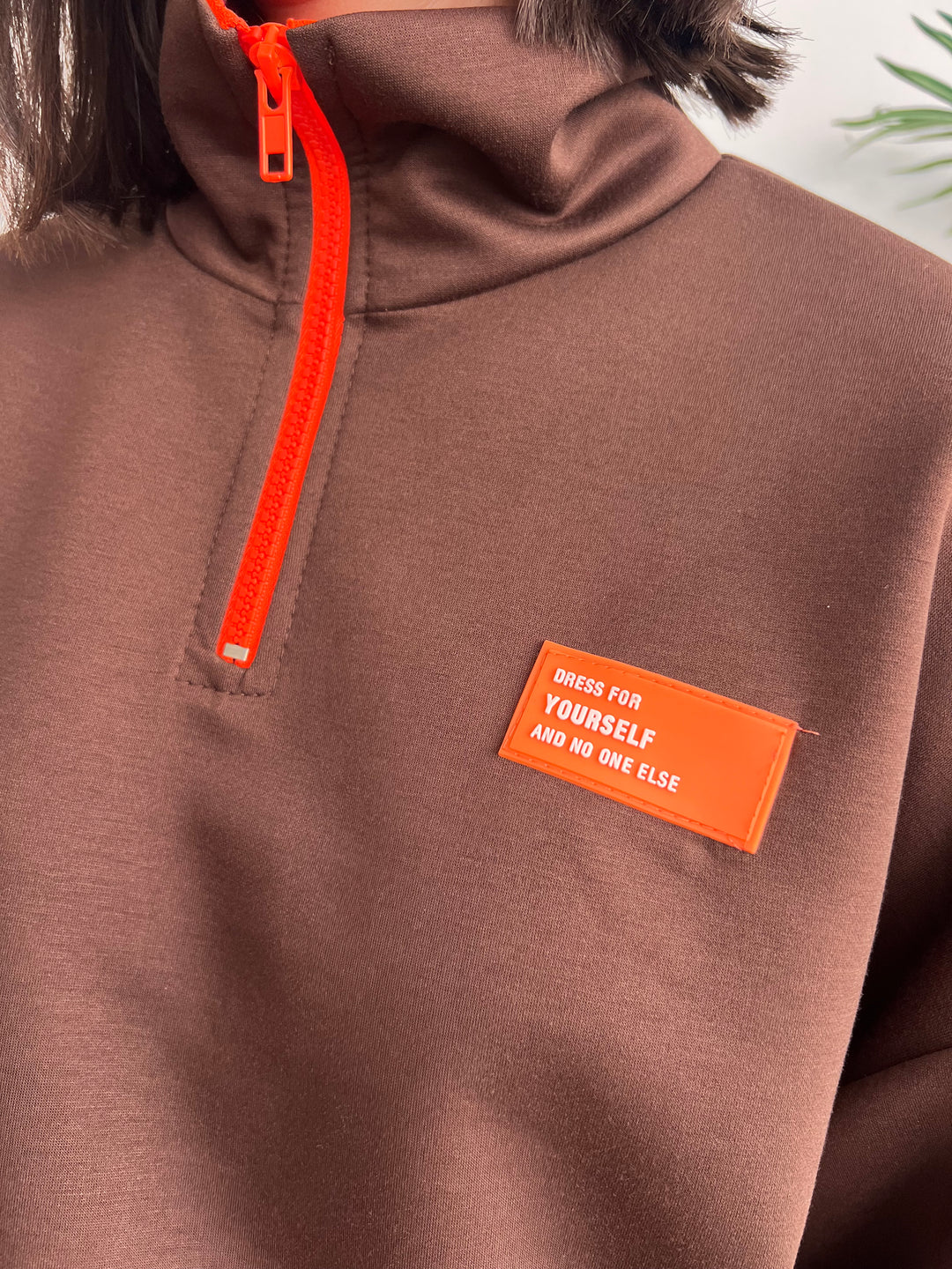 Sudadera Irene marrón