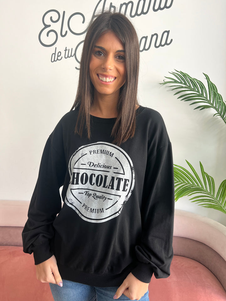 Sudadera Chocolate negro