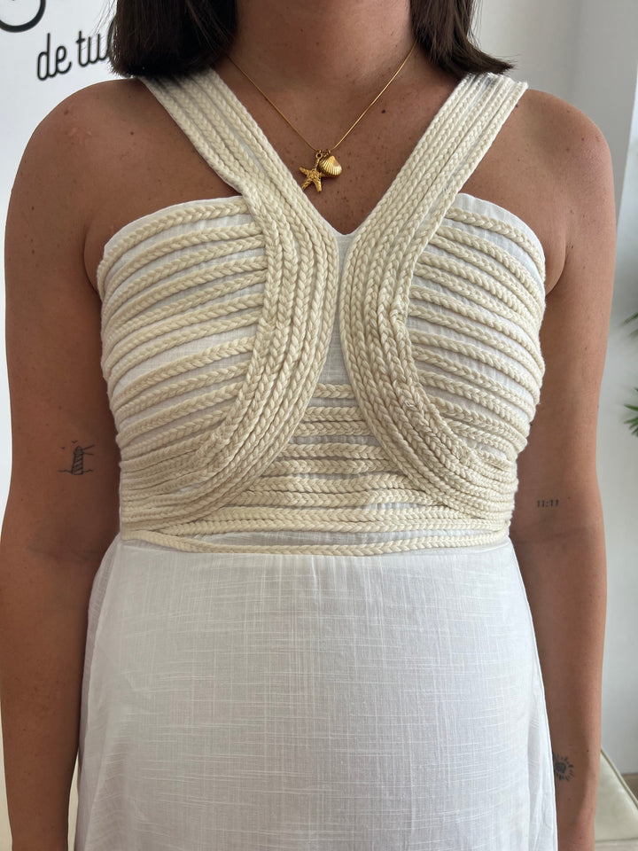 Vestido Tina blanco