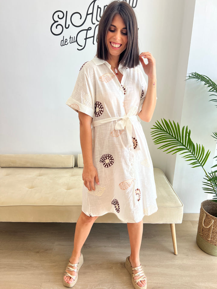 Vestido Claudia blanco