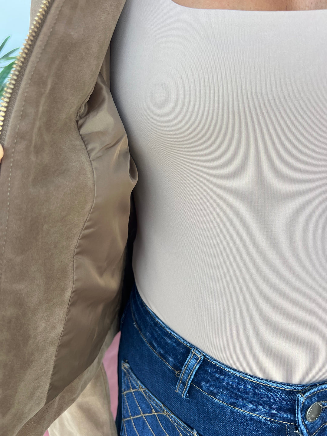 Chaqueta Sonia caqui