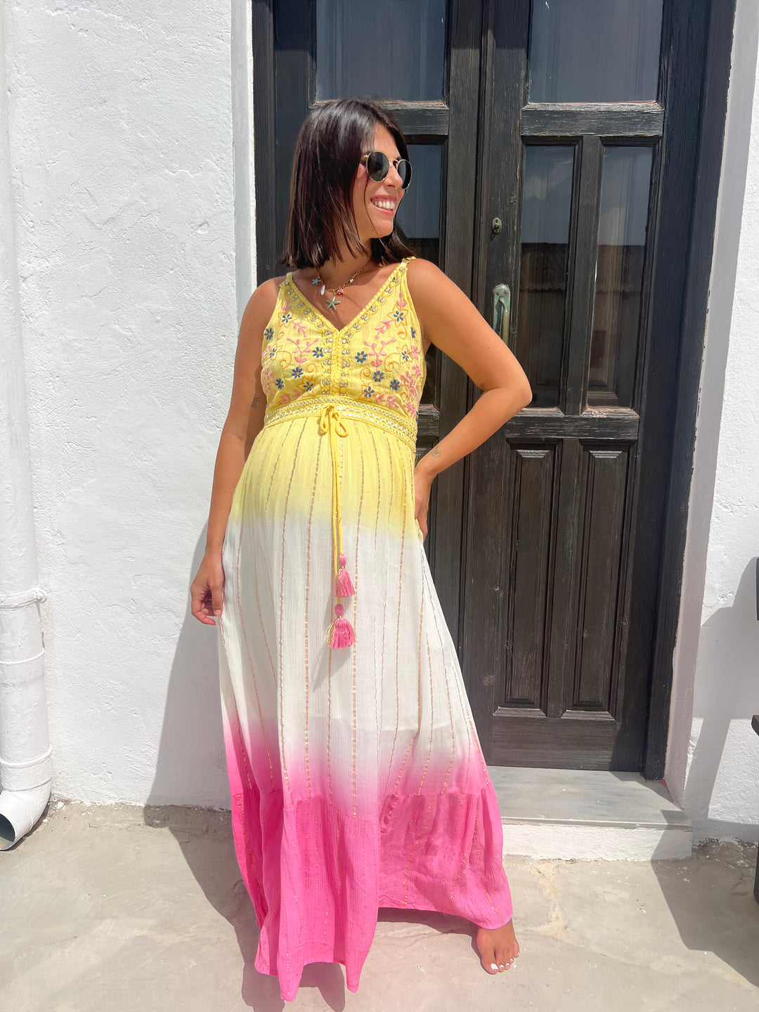 Vestido Tropea Fucsia