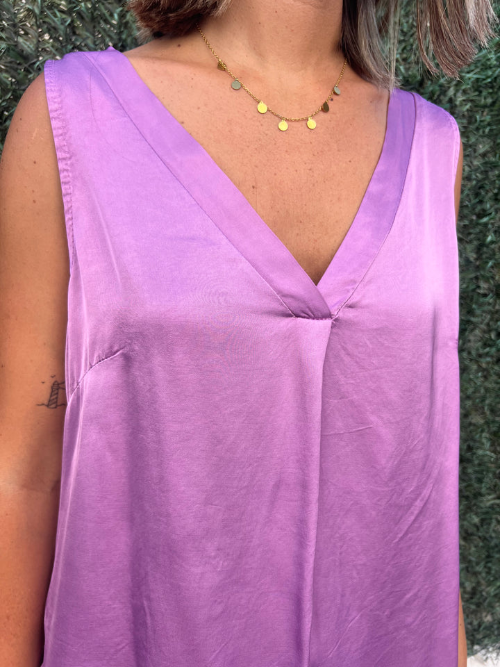 Top Micaela morado