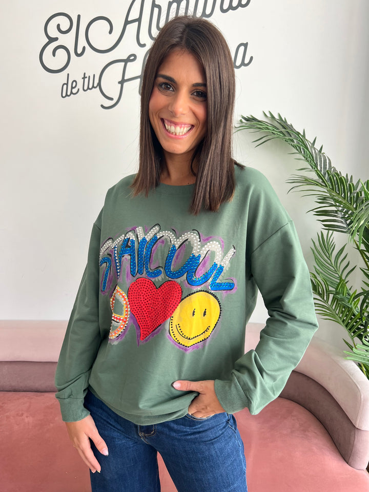 Sudadera Staycool verde