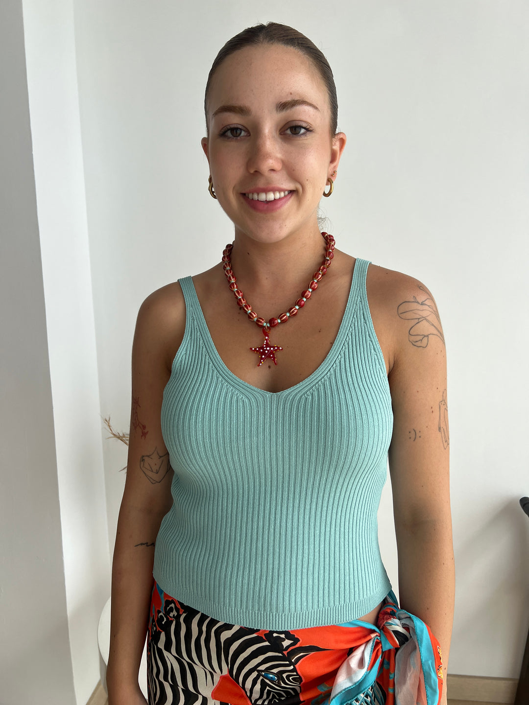 Top Alexa turquesa