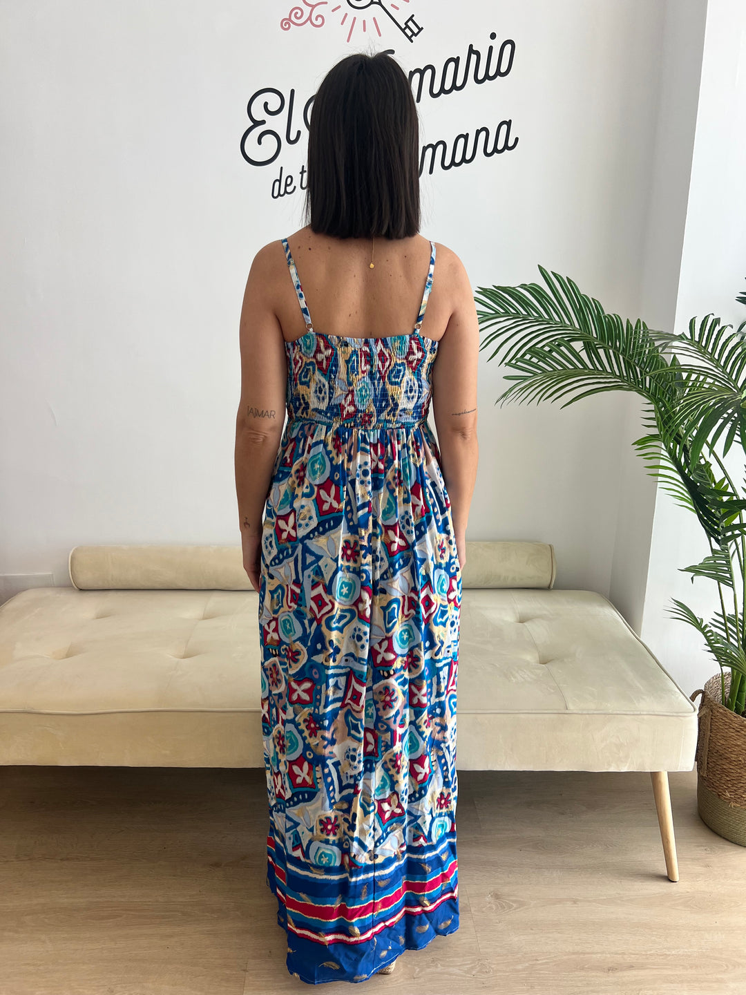 Vestido Maica azul