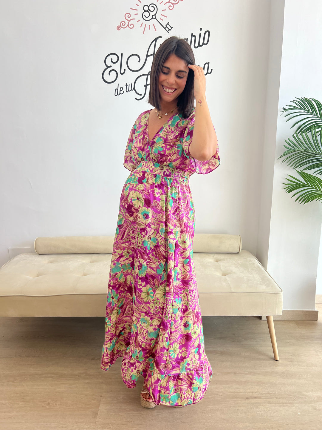 Vestido Xiomara morado