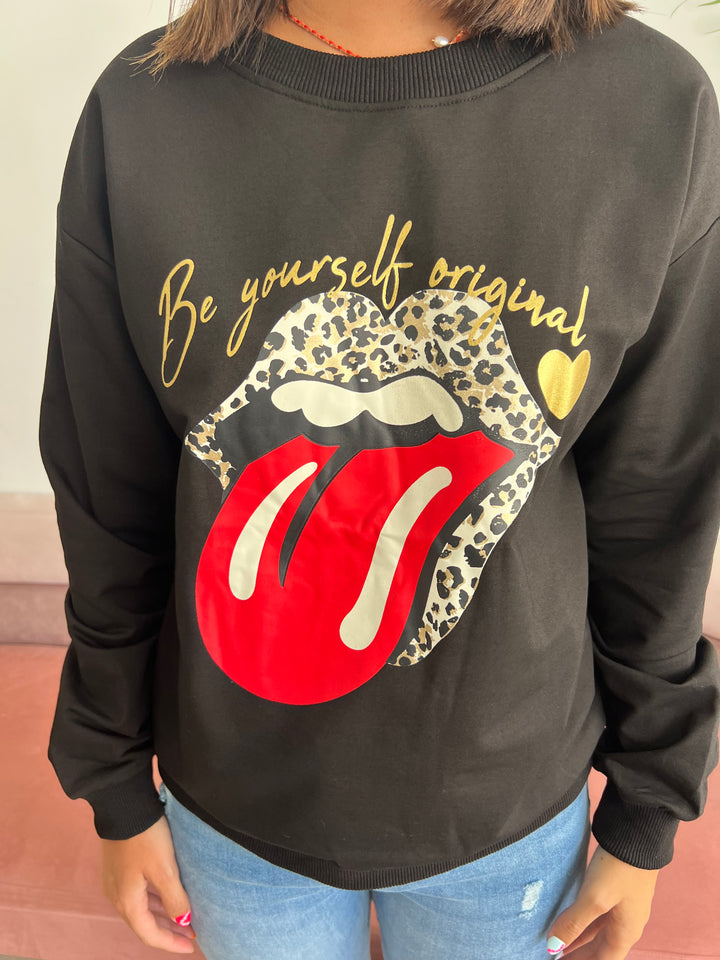 Sudadera Rolling negro