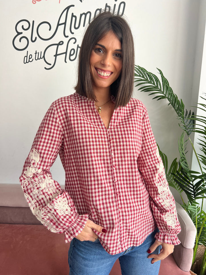 Camisa Manuela rojo