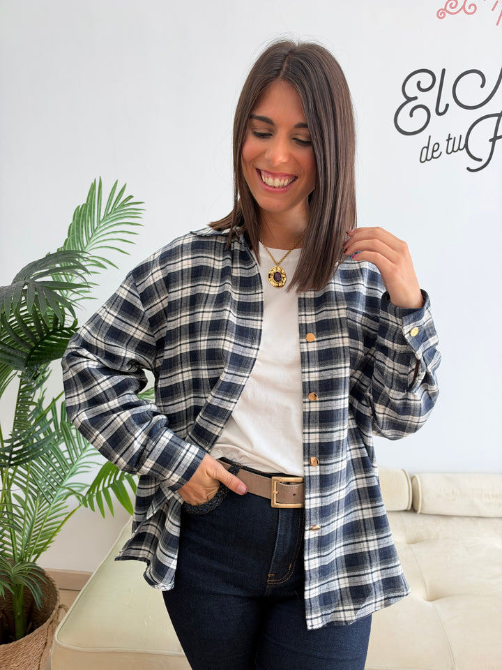 Sobrecamisa Luzma azul marino