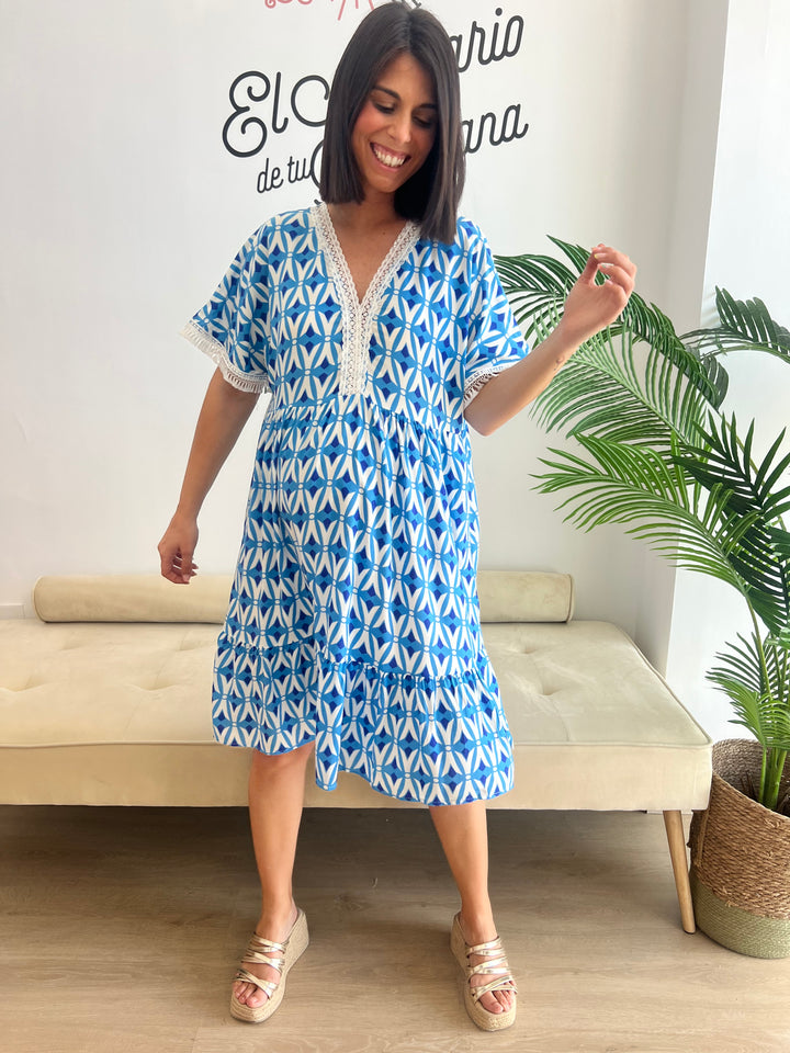 Vestido Amara azul
