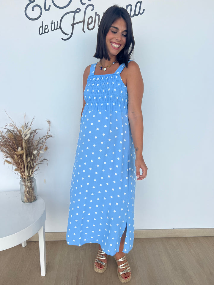 Vestido Cameron celeste
