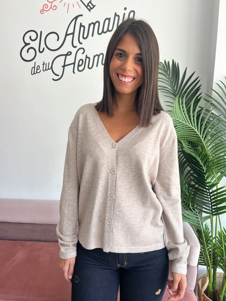 Chaqueta Claudia topo