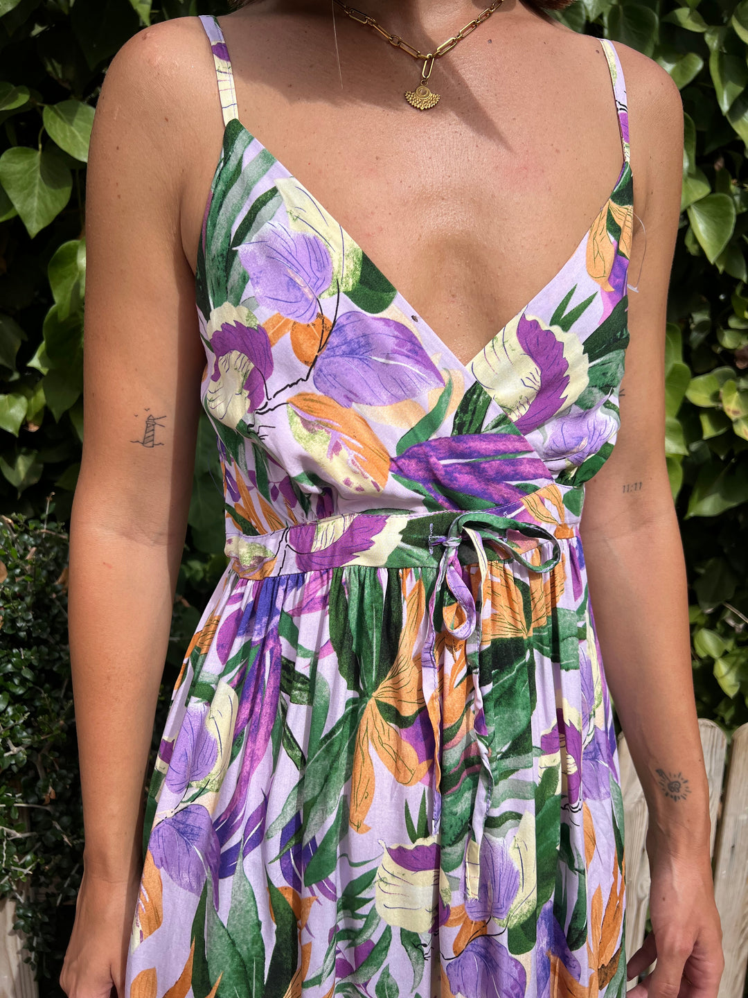 Vestido Valeria malva