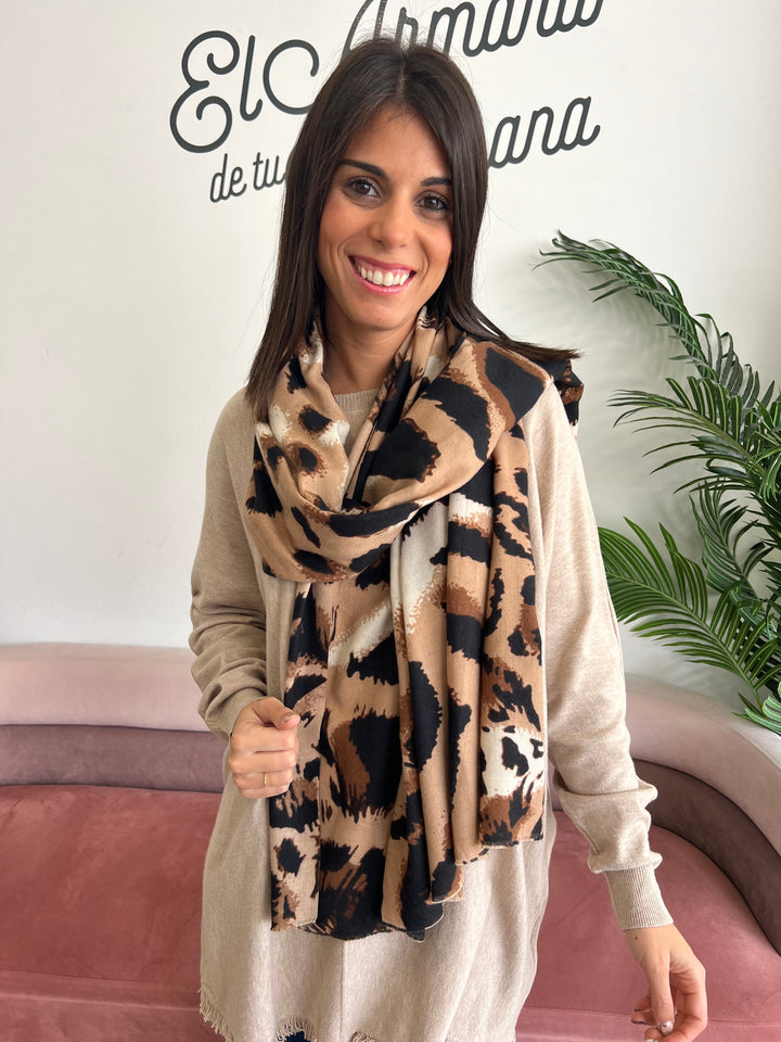 Bufanda Yolanda camel