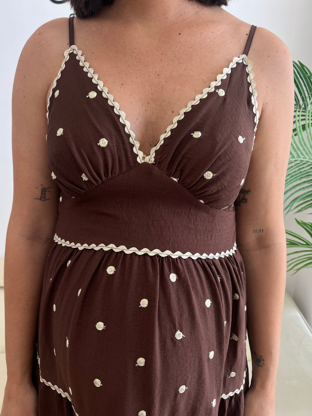 Vestido Grecia marrón