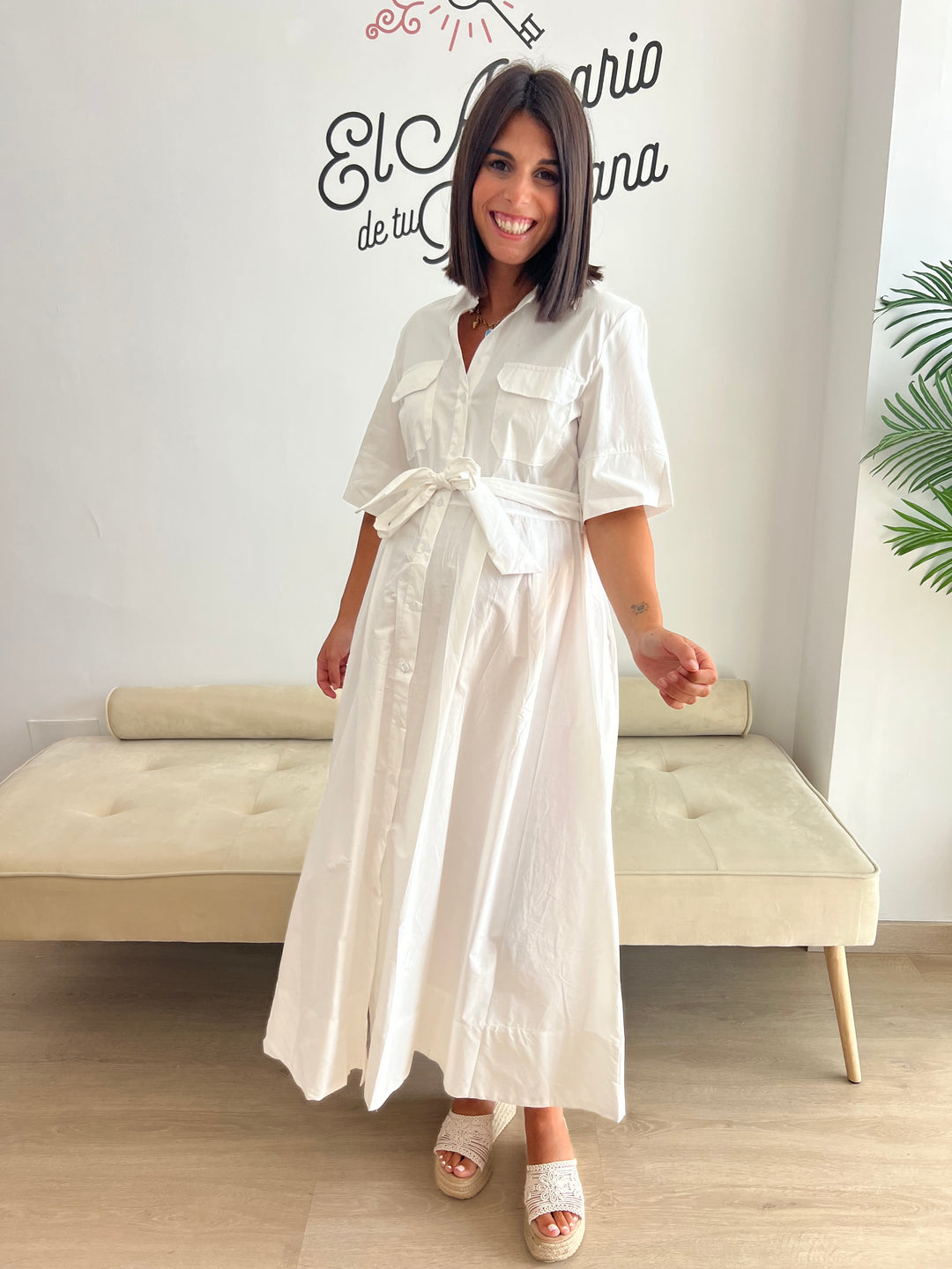 Vestido Antonella blanco