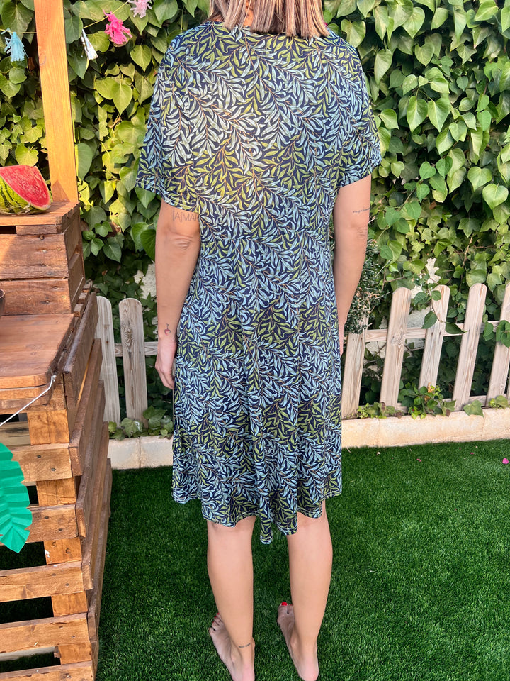 Vestido Amanda azul marino
