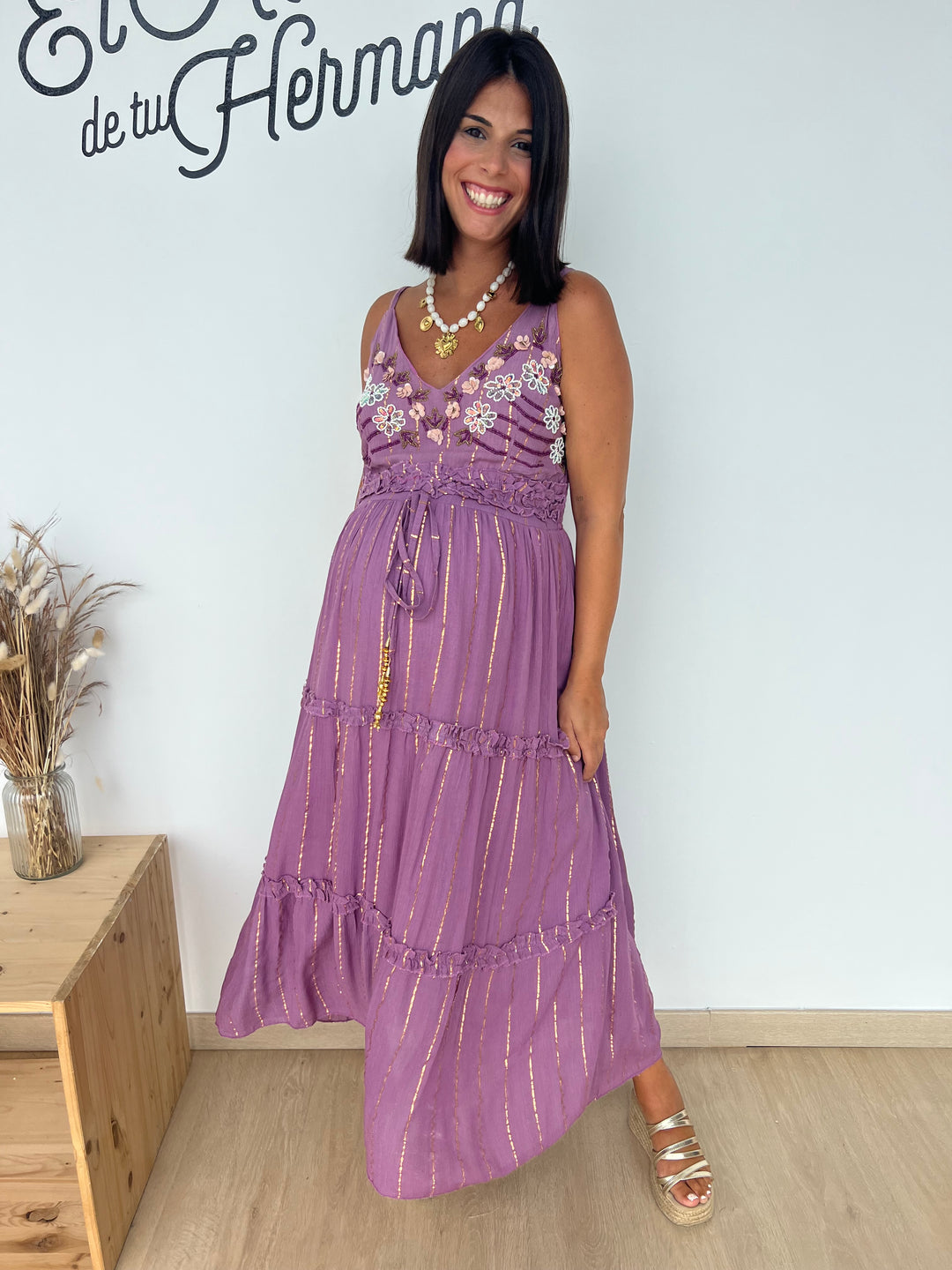 Vestido Marcela morado