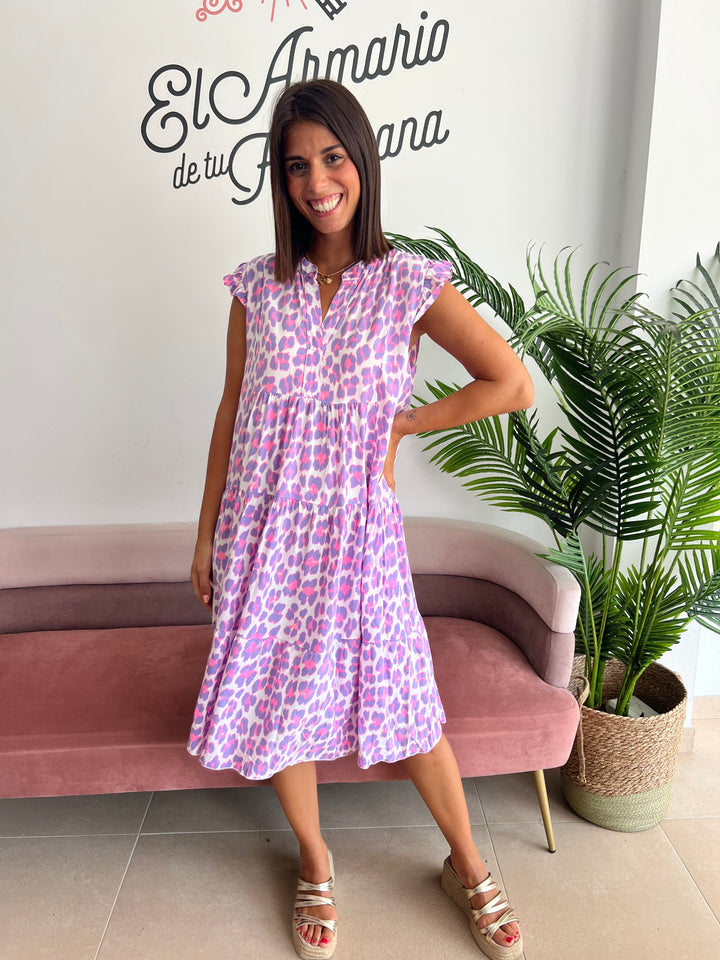 Vestido Maui malva